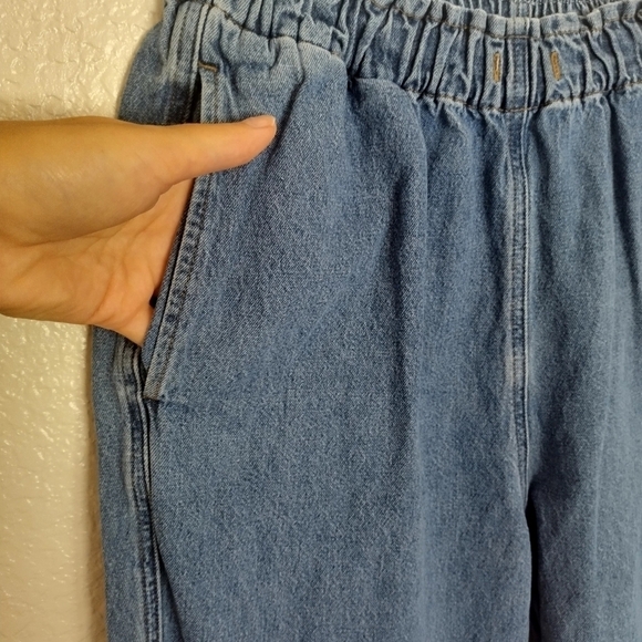 xirena denim pull on straight leg crop pants sz s - Picture 4 of 9